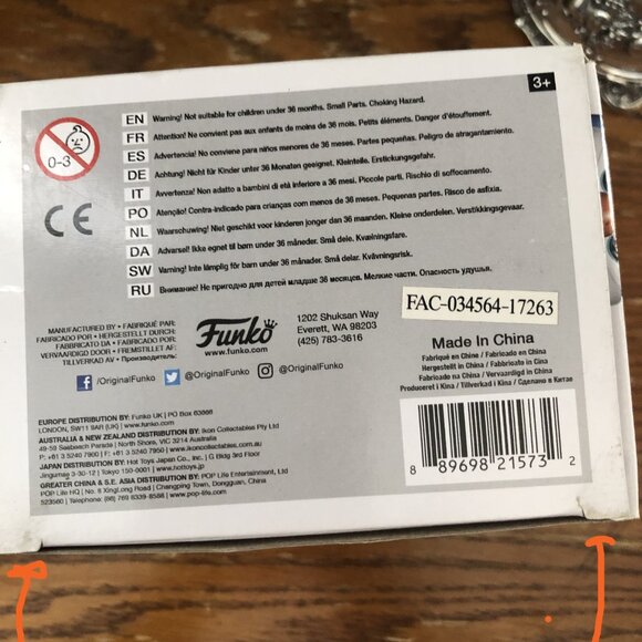 The Funko Pop Is in Good Condition. The box has a few minor tears on the corners - Picture 3 of 4